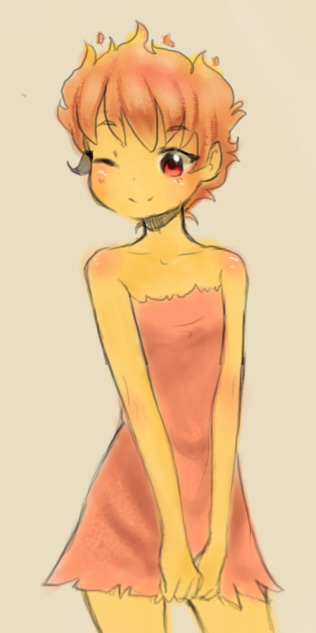 Young Flame Princess