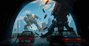 mech battle