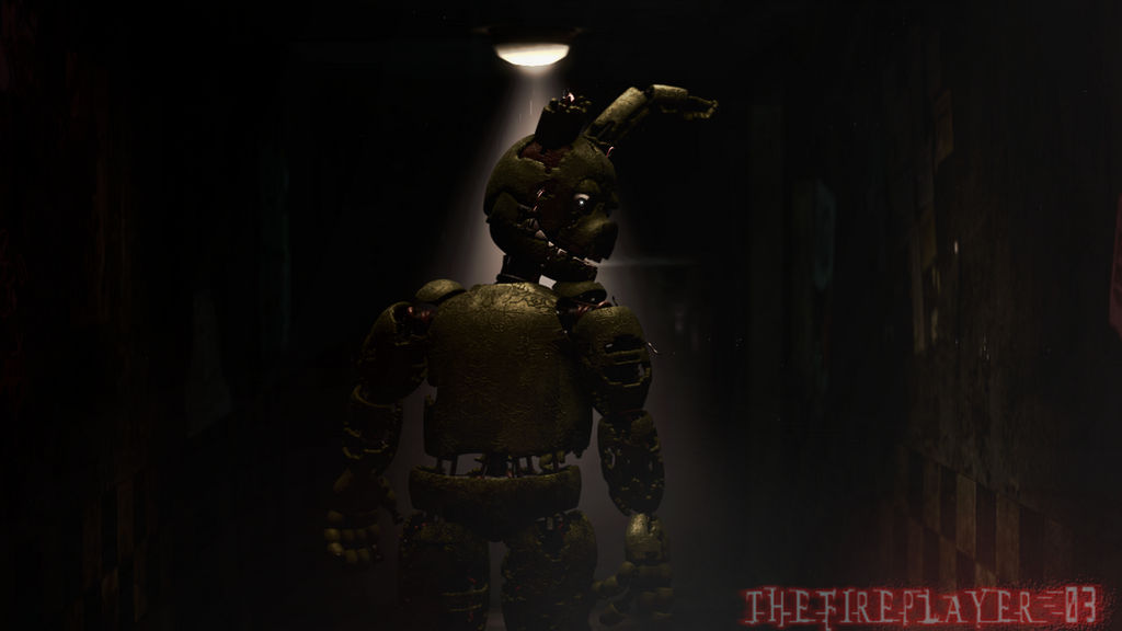 Spring Trap Colored In Springtrap Color Correction Edited by THEFIREPLAYER03 on DeviantArt