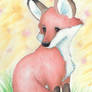Watercolor Red Fox