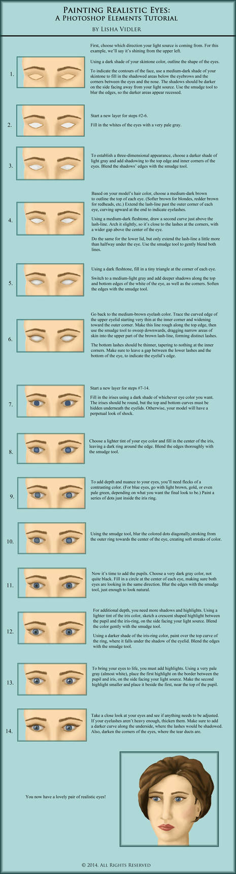 Painting Realistic Eyes: A Tutorial by Yesterdays-Thimble