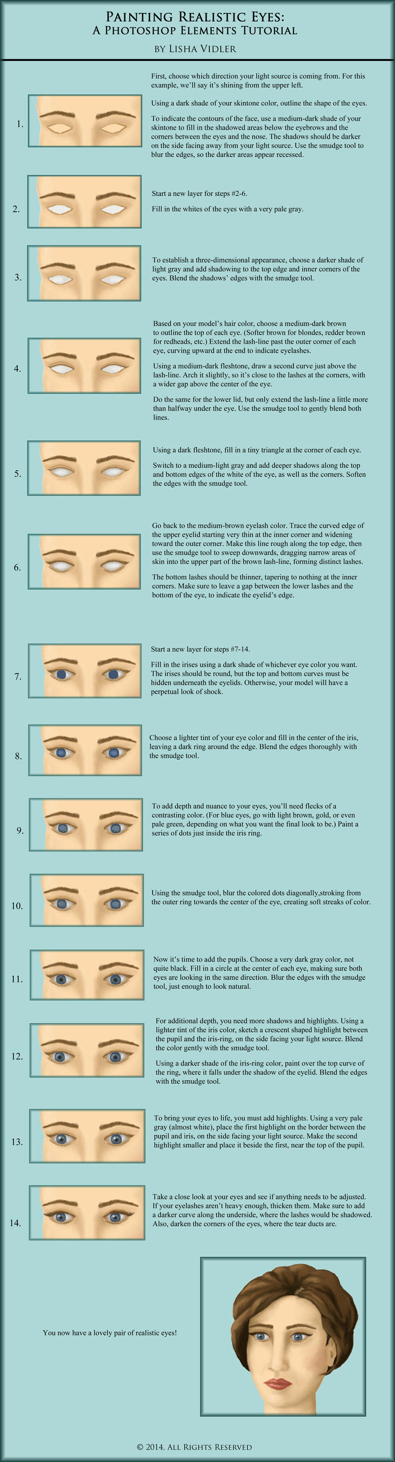 Painting Realistic Eyes: A Tutorial