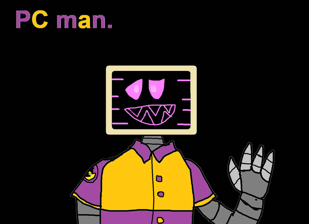 New Official Design of PC man. by TheDrawingBois on DeviantArt