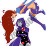 Raven and Starfire, Sequence 01 of 05