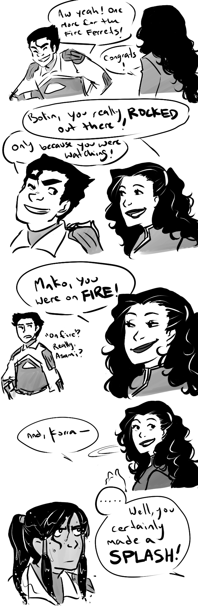 Korra - Asami Sato Likes Puns