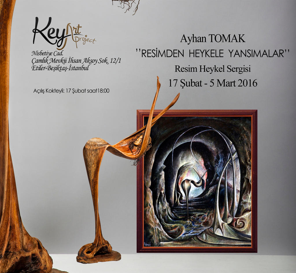 Ayhan Tomak, Exhibition, painting and sculpture by ayhantomak