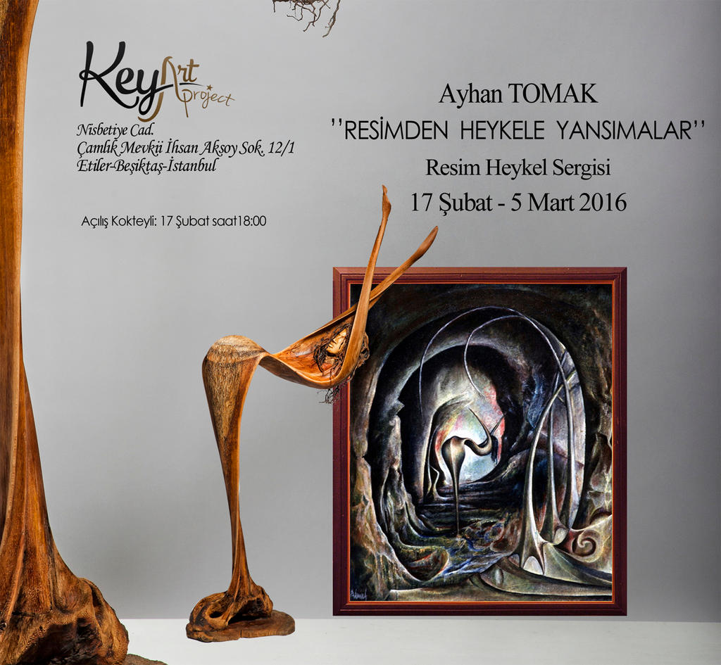 Ayhan Tomak, Exhibition, painting and sculpture