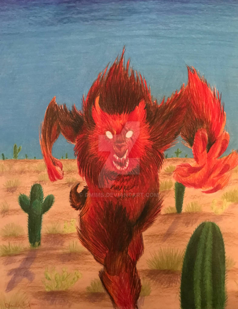 Fire Wearwolf by Dmims on DeviantArt