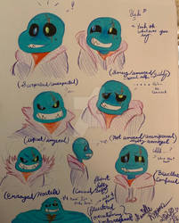 oc Jet Wonder character expressions draft