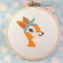 Cross Stitch 'Hipster' Deer