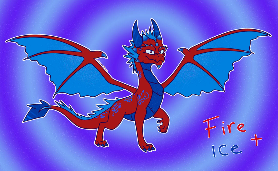 Fire + Ice by MillipedeDragon on DeviantArt