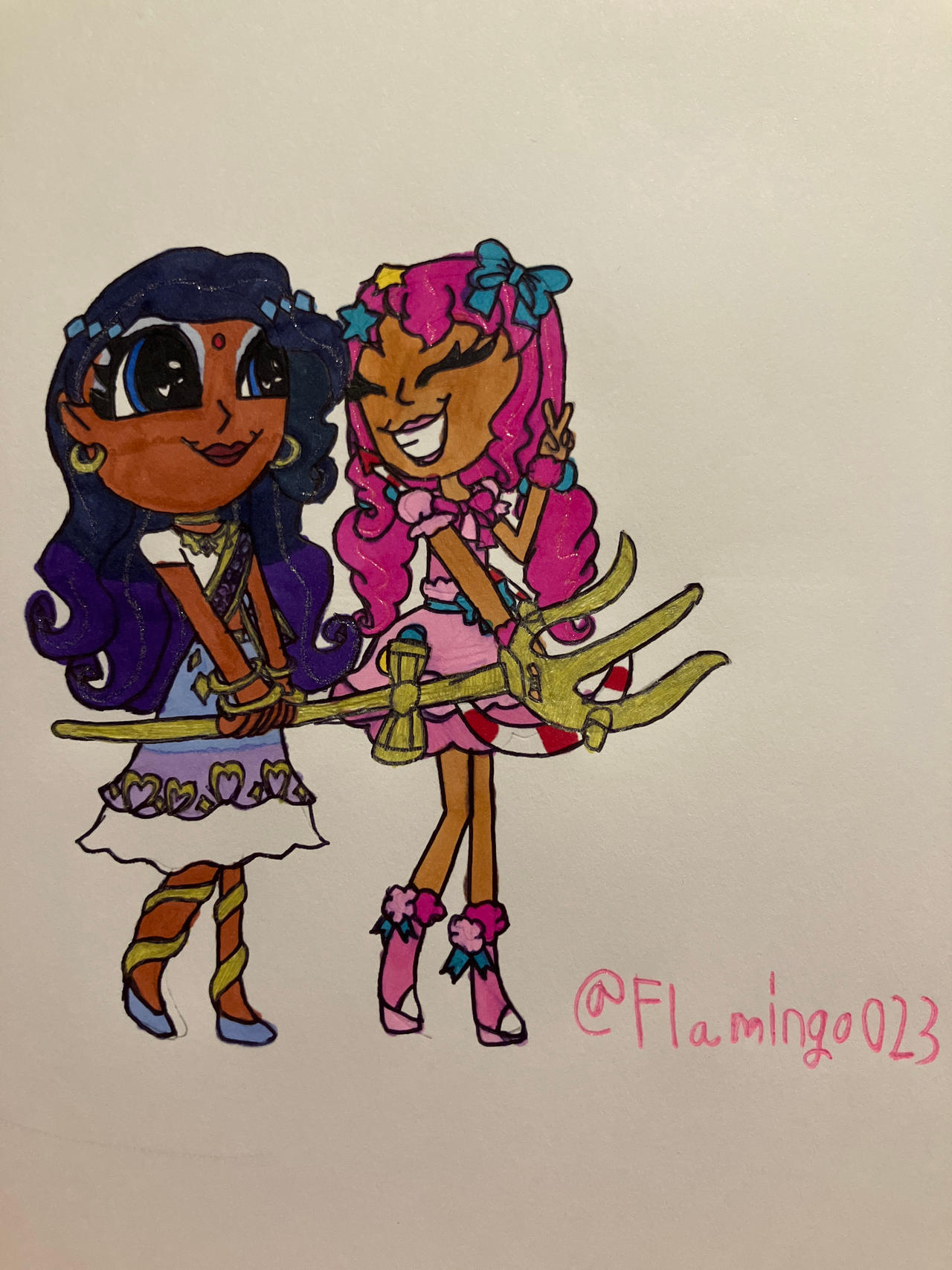 Rarity x Pinkie Pie ship fanart by Flamingo023 on DeviantArt