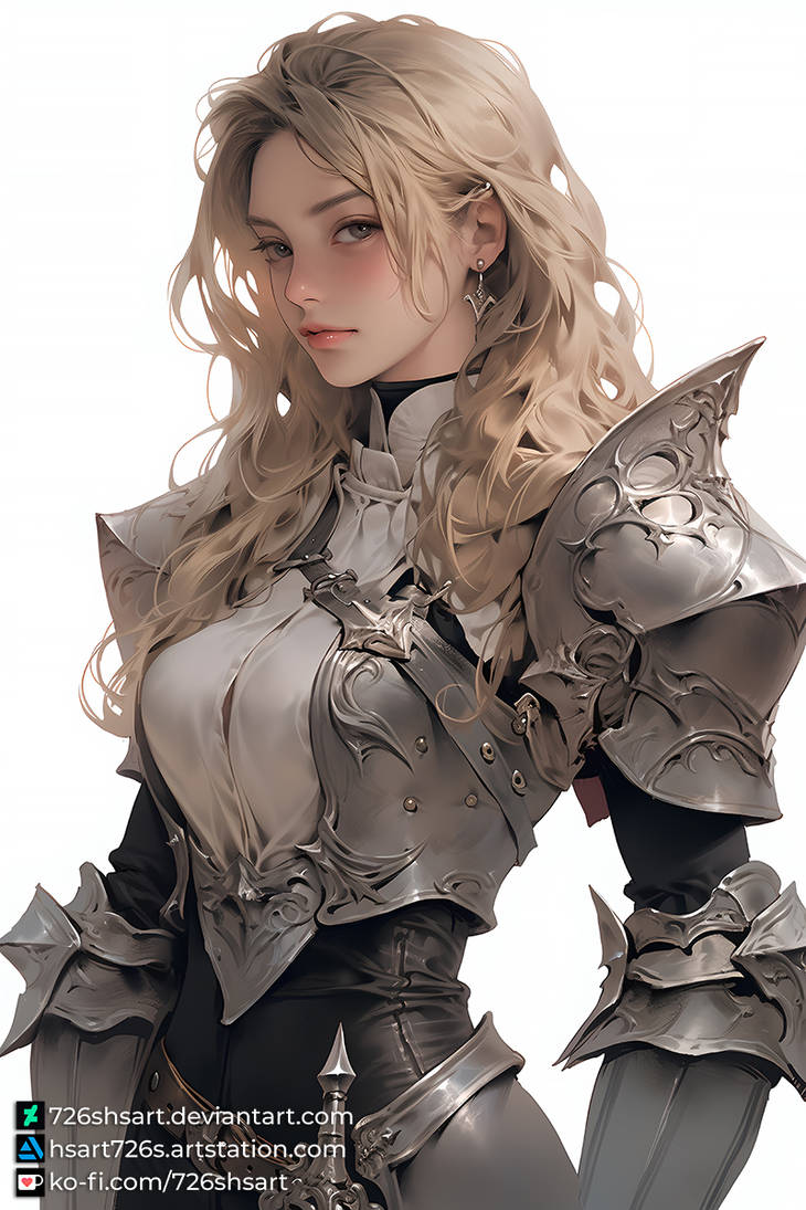 Knight - Female 3 by BNJacob on DeviantArt