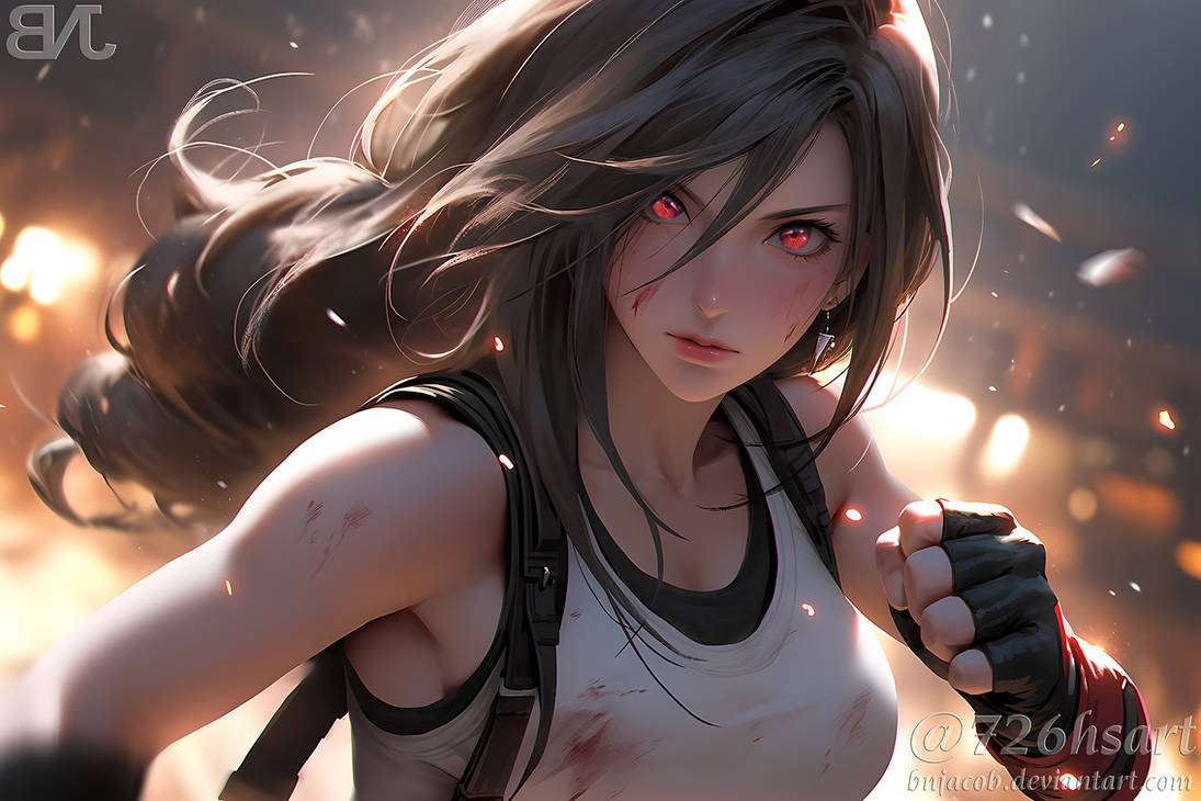 (Fan art) Final Fantasy VII - Tifa Lockhart 1 by BNJacob on DeviantArt