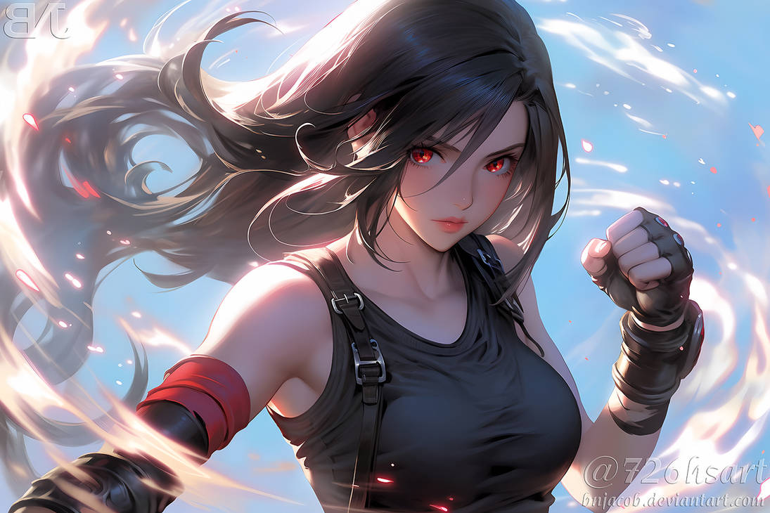 (Fan art) Final Fantasy VII - Tifa Lockhart 4 by BNJacob on DeviantArt