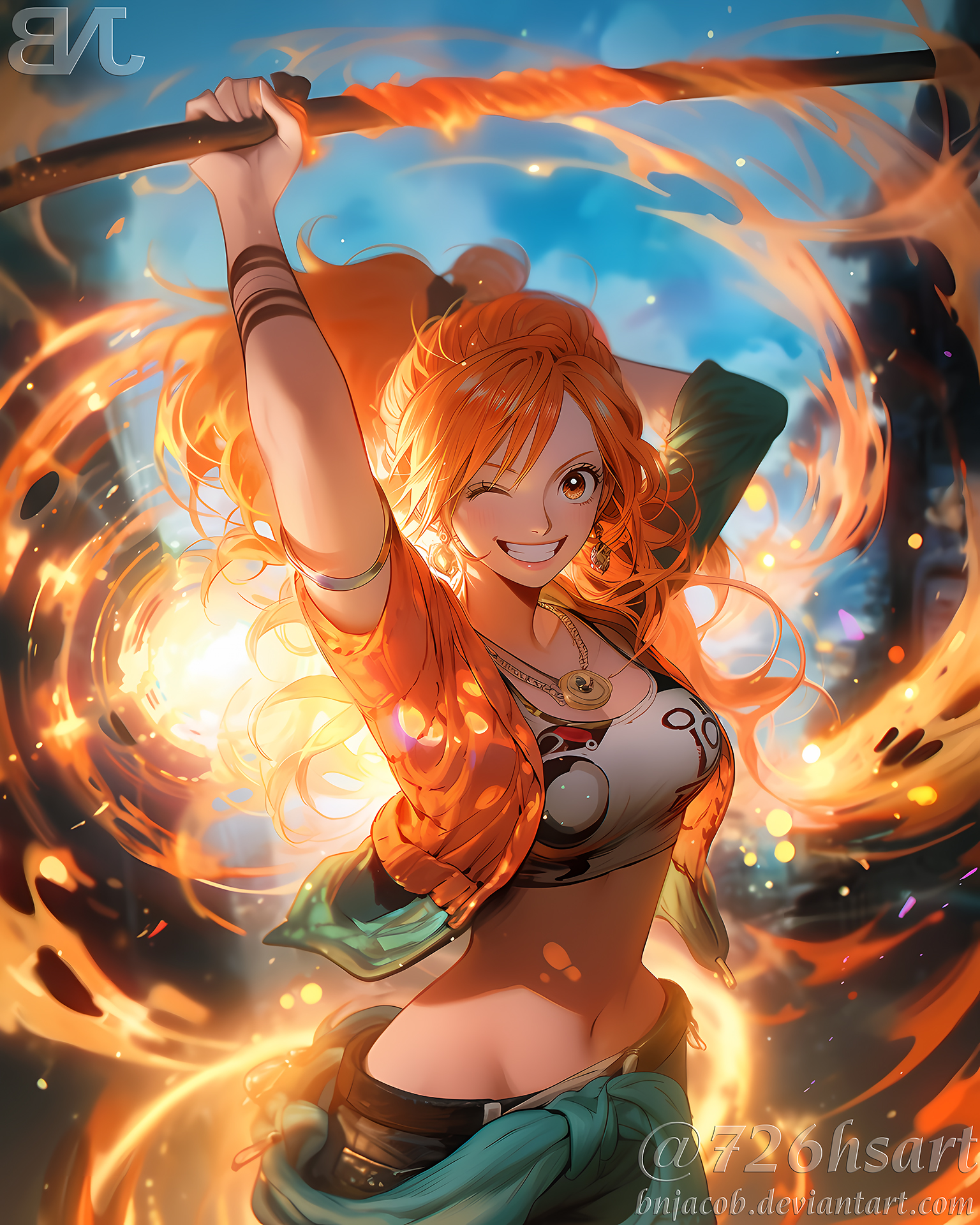 Fan art) One Piece - Nami 4 by BNJacob on DeviantArt