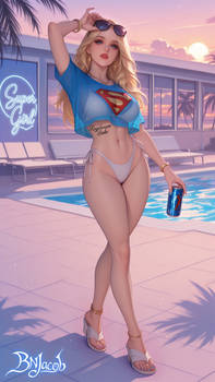 Super Girl (GTA 6 bikini cover)