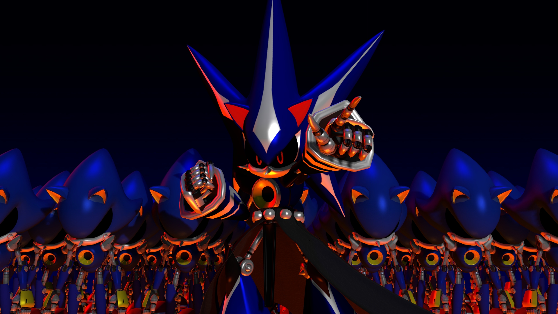 Super Neo Metal Sonic by cybervader311 on DeviantArt