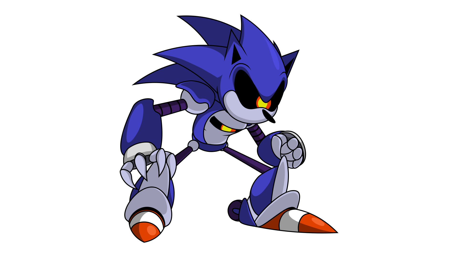 Mecha Sonic FNF ( My Version ) by HGBD-WolfBeliever5 on DeviantArt