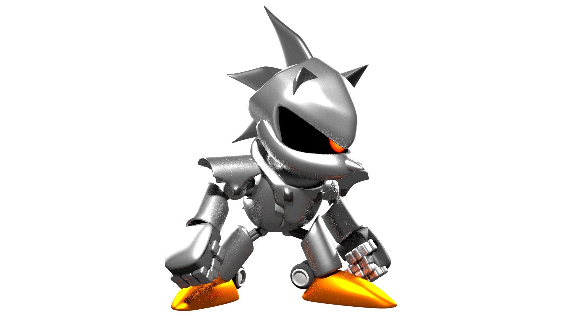 Mecha Sonic [v1.5] [BLENDER 2.8+ ONLY]