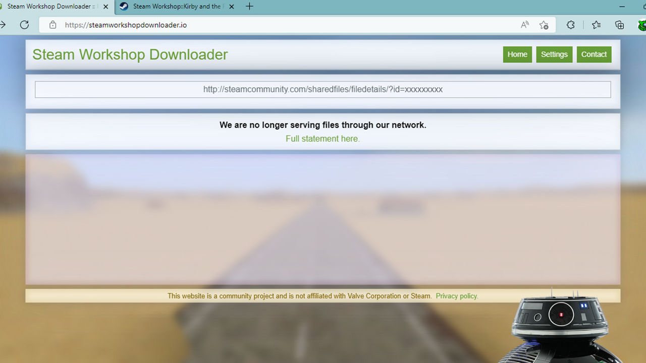 Steam Workshop Downloader.IO is gone by HGBD-WolfBeliever5 on