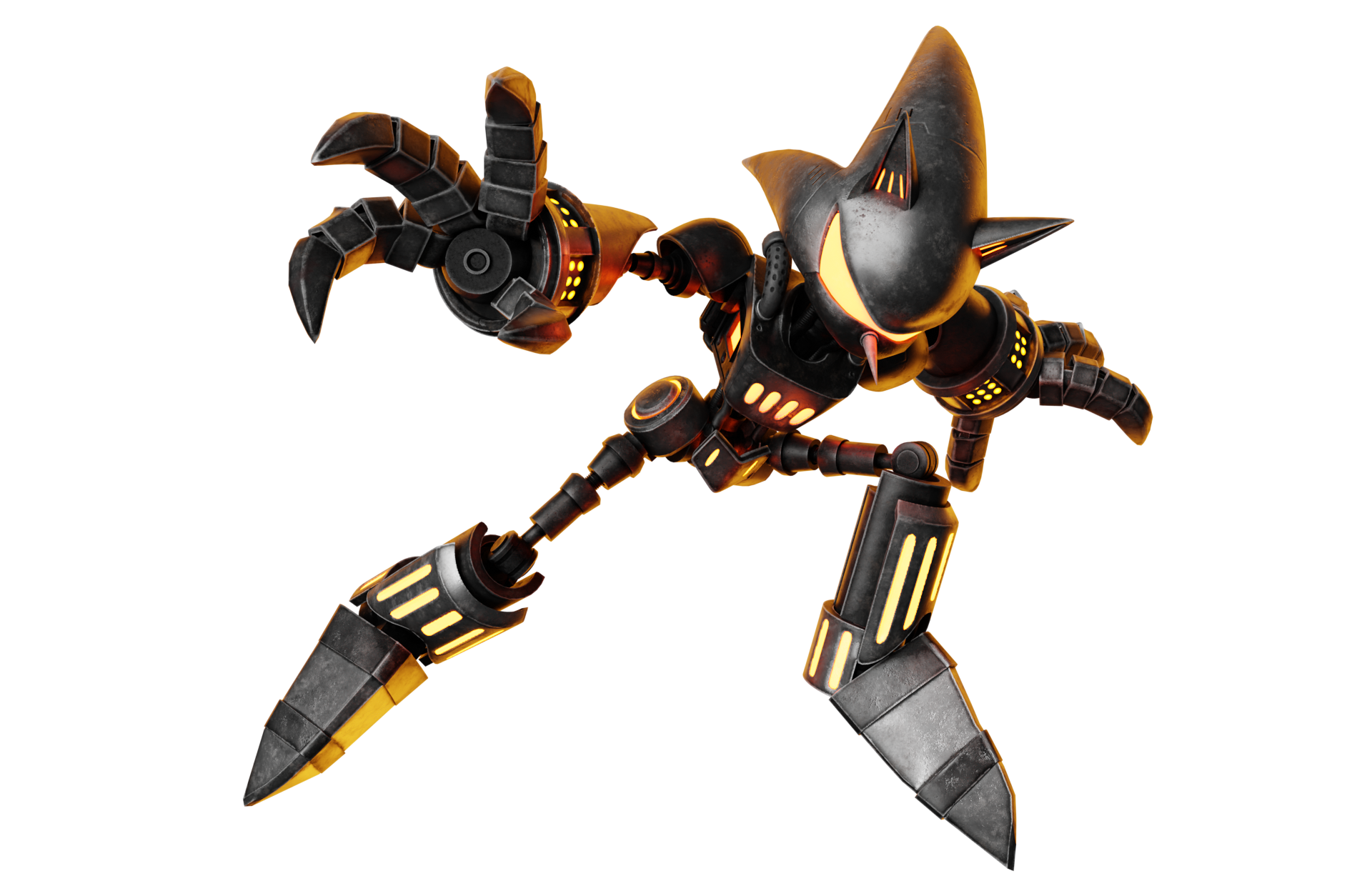 AI Art LoRA Model: Furnace Metal Sonic (VS Sonic.exe)