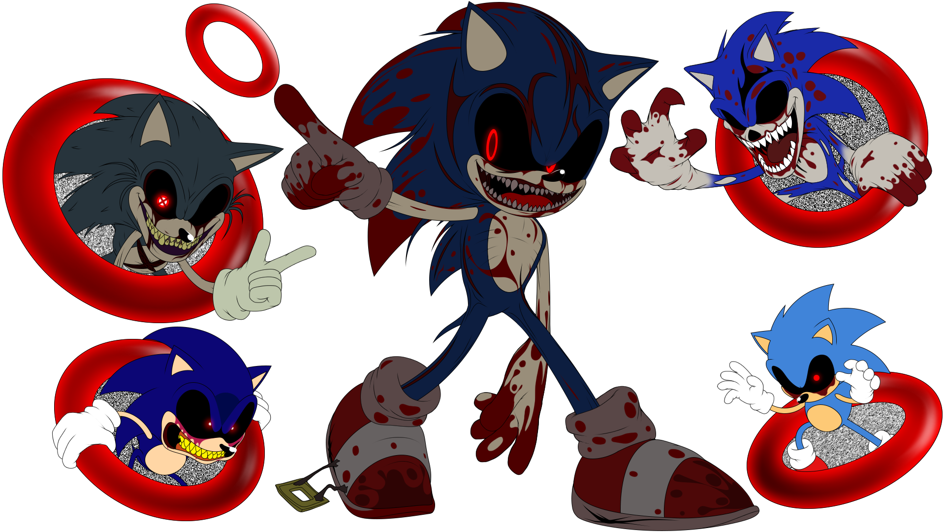 Modern Sonic.exe The Eldritch Entity by HGBD-WolfBeliever5 on