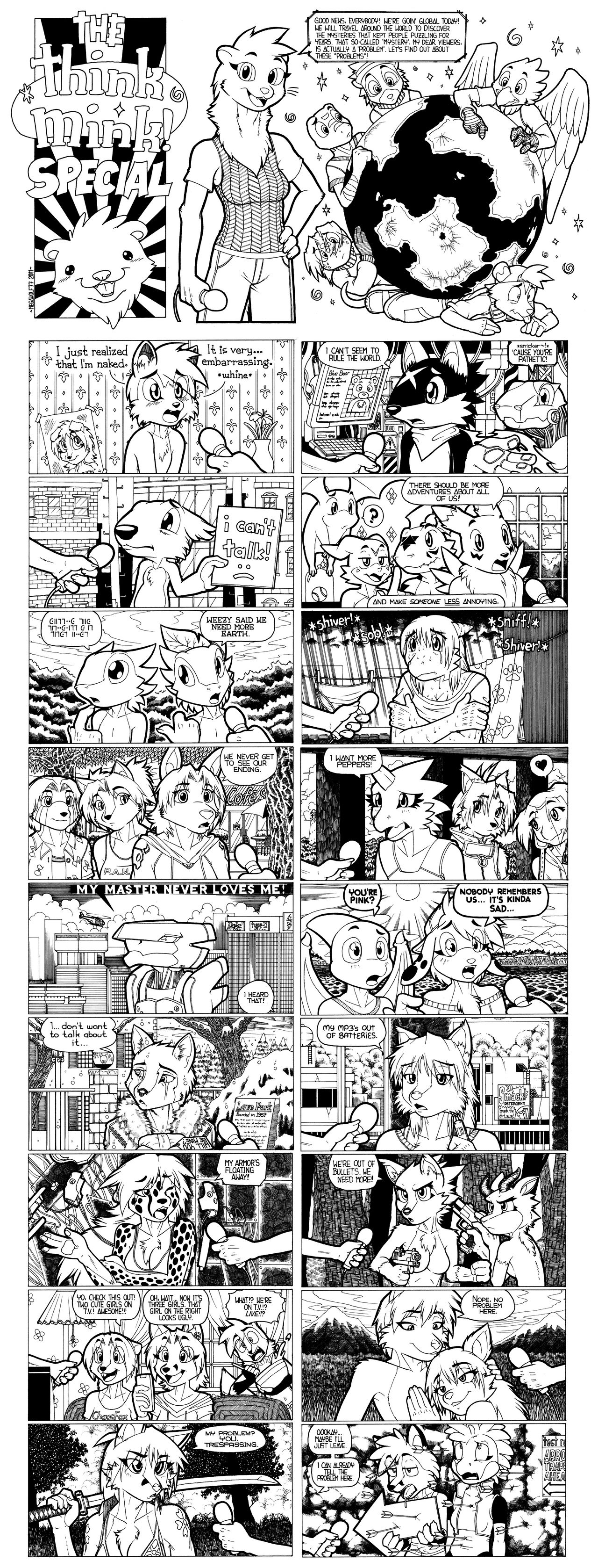 THINK MINK Special Pt.1 by megawolf77