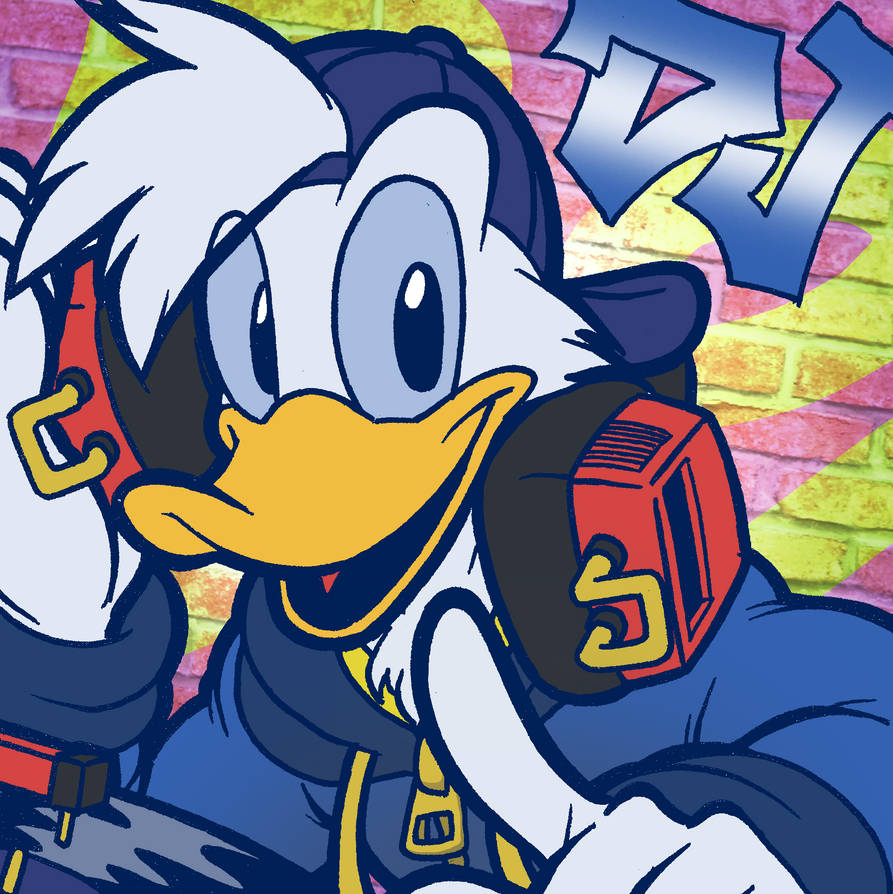 Donald Duck Rapping DJ Donald Duck by megawolf77 on DeviantArt