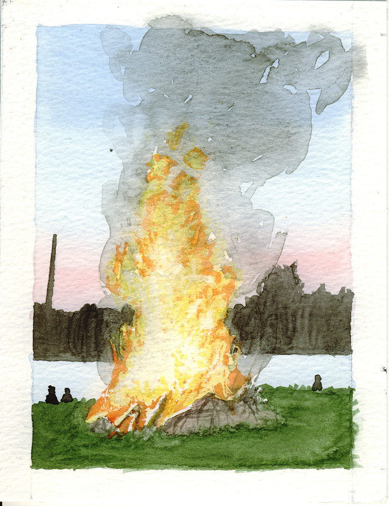 midsummer bonfire