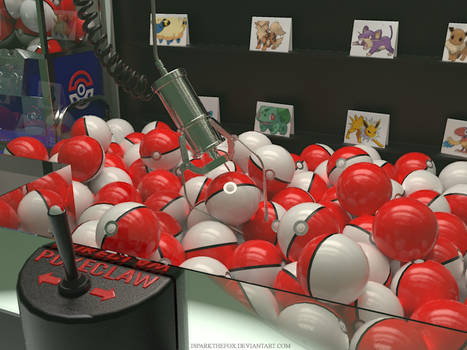 Pokeball Claw Machine