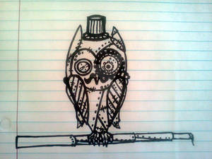 Classy Steampunk Owl