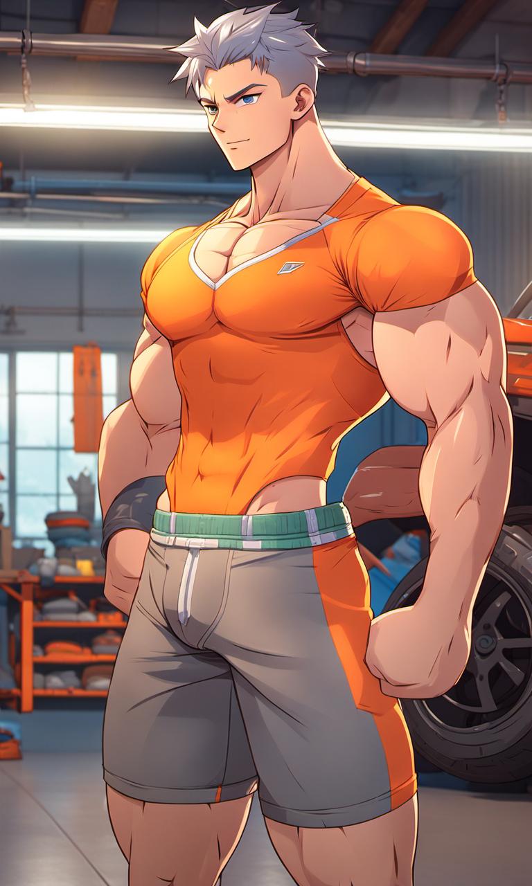 Bibble Mucles Young very mucles teenager in his garage by HotCriscoLaskardBoy on ...