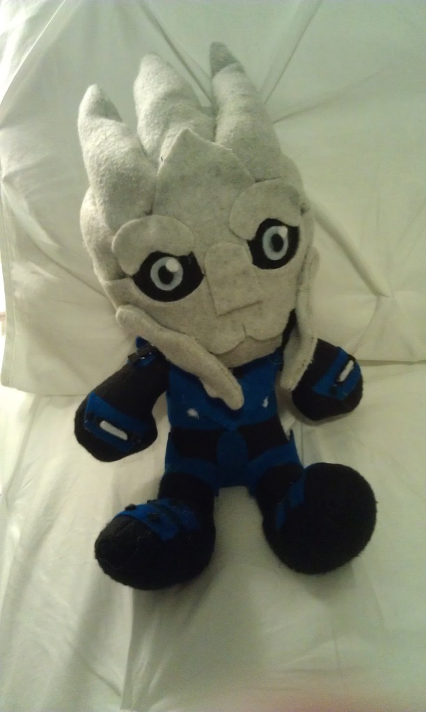 Garrus Vakarian Plush WIP