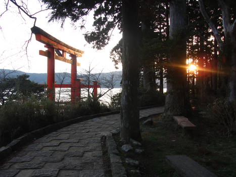 Torii at Ashinoko