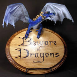 Beware of Dragons Sign