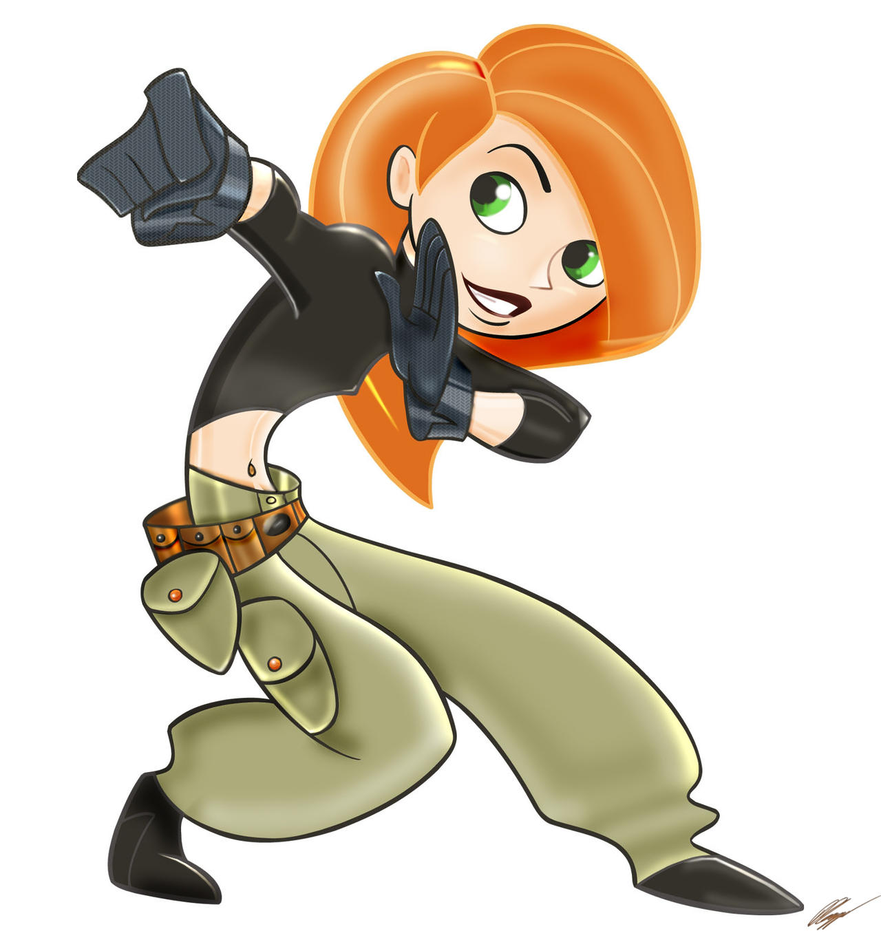 Kim Possible Classic Pose by ddogg35 on DeviantArt