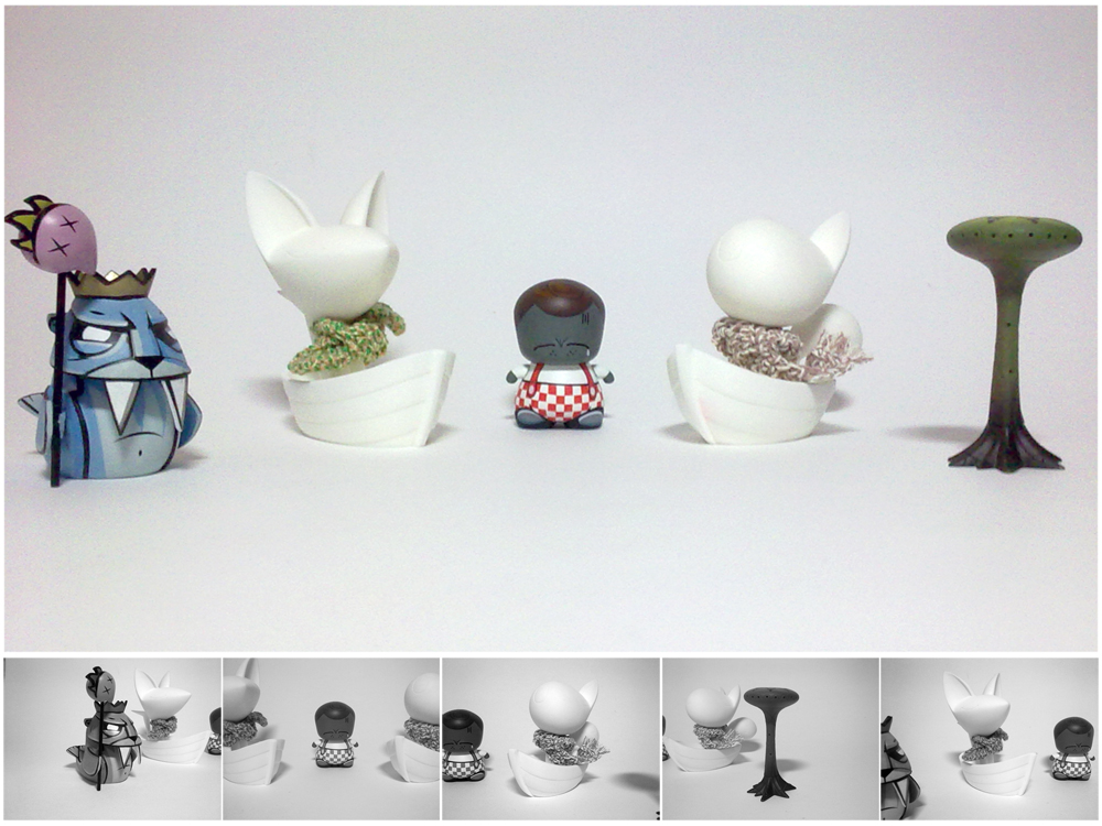 Collection of Vinyl Toys by Sir-SiriX