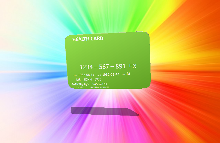 Health Card 3D Model