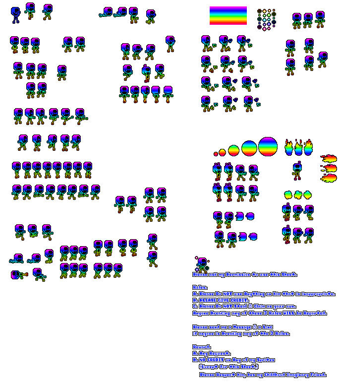 Power Spriter Sprites Sheet