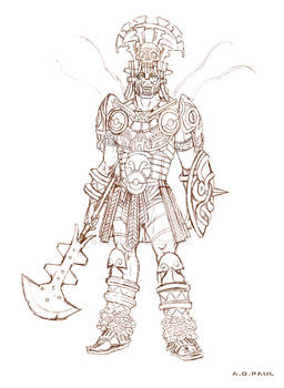 Mayan Warrior. Light class.