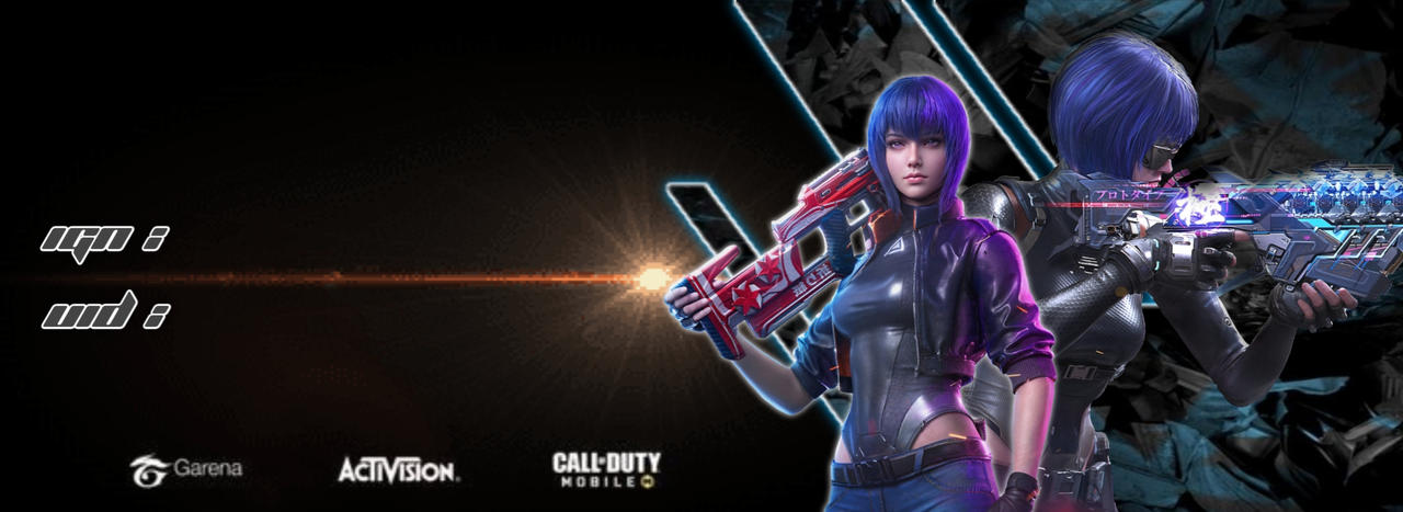 CODM banner motoko by BhemPlays on DeviantArt