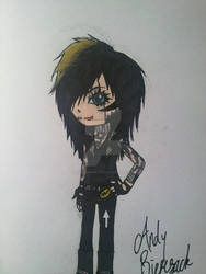 Andy Biersack manga/chibi by emily-sinner-1995