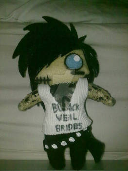 Andy Biersack plushy - NEW AND IMPROVED!