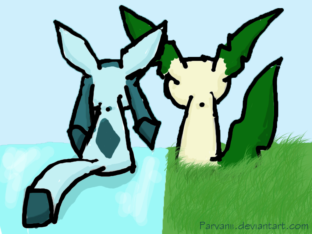 Glaceon and Leafeon