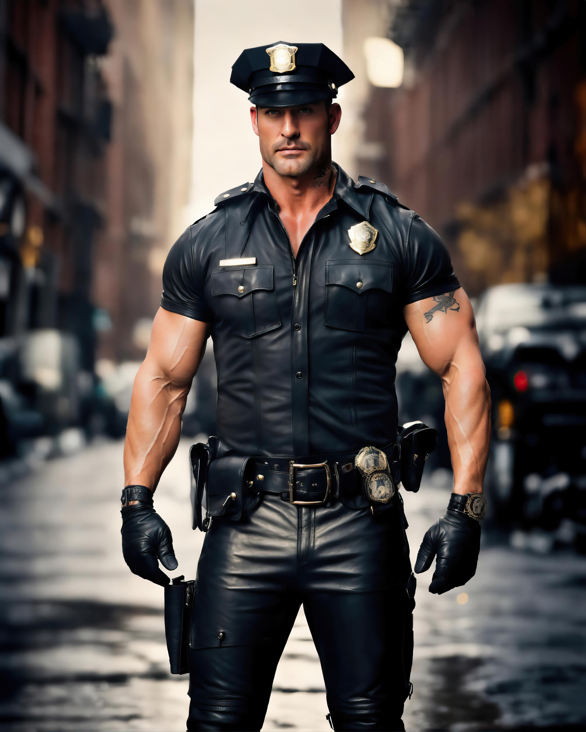 Buff Cops Deviantart Officer Tom by MachogasmPrints on DeviantArt
