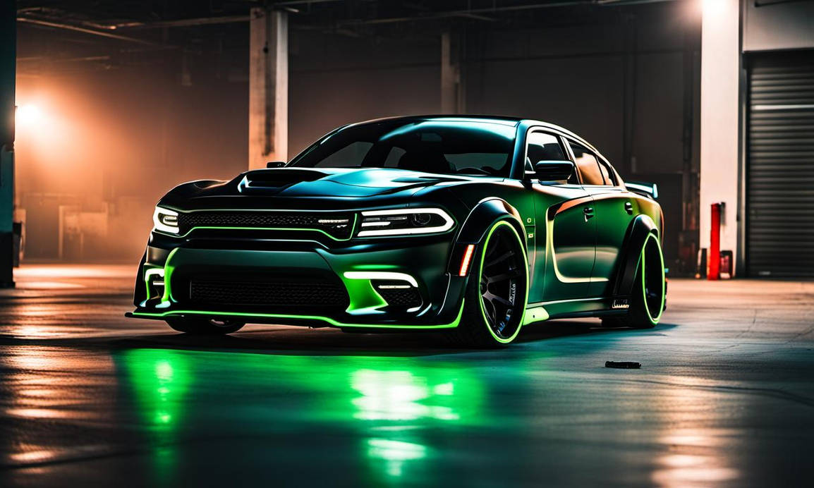 Dodge Charger Hellcat Custom Widebody and Neons by Raymond-Cornelius on ...