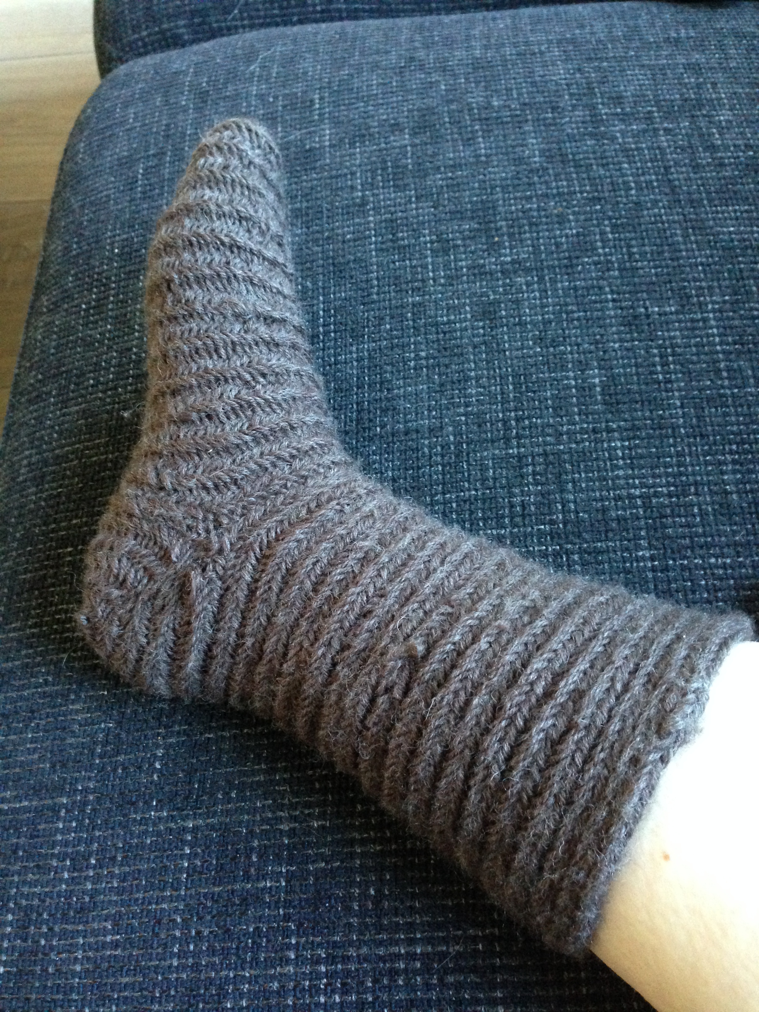 My very first needlebound socks