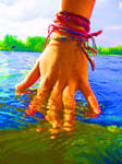 hippie hand by charta