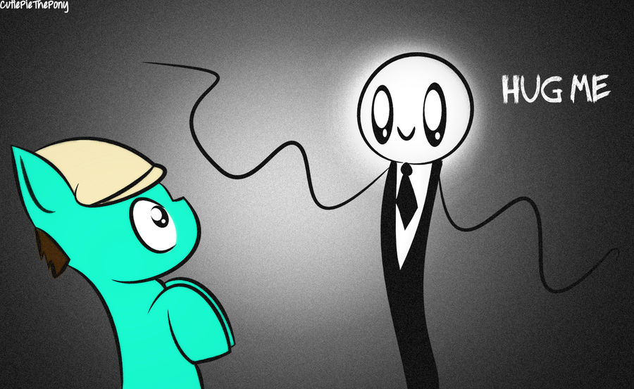 Playing the Slenderman game by CutiePieThePony on DeviantArt